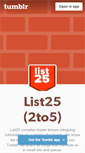 Mobile Screenshot of 2to5.list25.com